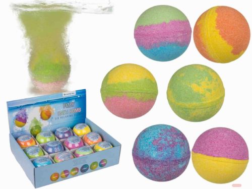 Bild von Badekugeln sprudelnd Coulourfull, ca.7cm, Display - VE 12
