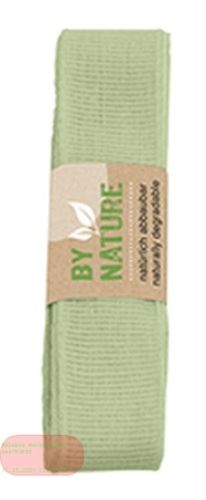 Bild von Band Baumwolle gewebt 25mm x 2m, Strängchen jadegrün - VE 15