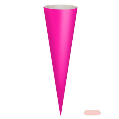 Bild von Bastelschultüte 70cm ohne Manschette, Neonpink - VE 5