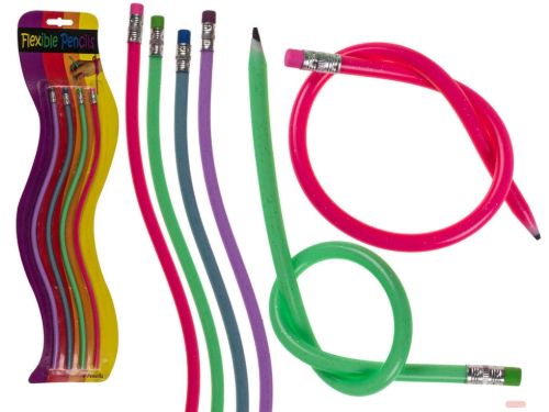 Bild von Biege Bleistifte, ca.32cm, 4-fach ass., 4er Set auf Blisterkarte - VE 12