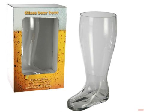 Bild von Bierglas Stiefel Jumbo XXL, für ca.2 Liter, H:ca.32,5cm, im Geschenkkarton - VE 3