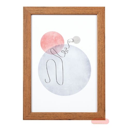 Bild von Bilderrahmen 20x30cm, MDF, Rio braun - VE 3