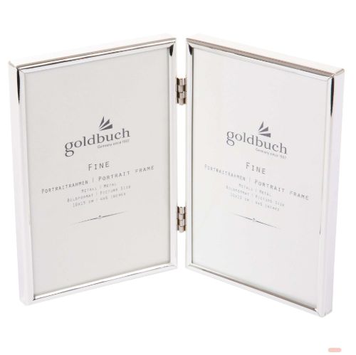 Bild von Bilderrahmen Fine Classic für 2 Bilder 10x15cm, metall, silber - VE 2