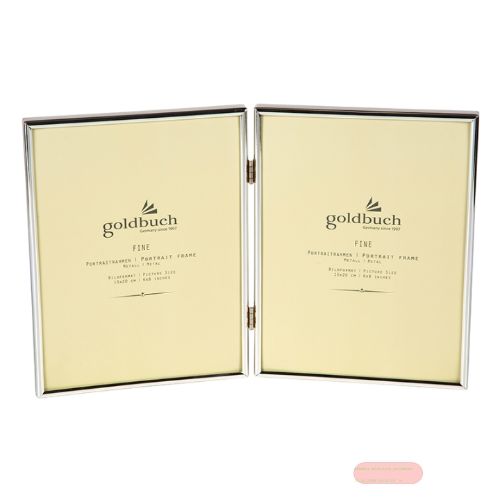 Bild von Bilderrahmen Fine Classic für 2 Bilder 15x20cm, metall, silber