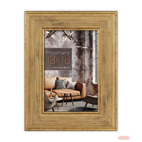 Bild von Bilderrahmen Andria gold 13x18, Kunststoff, KA857G - VE 3
