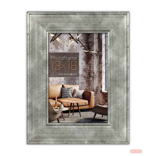 Bild von Bilderrahmen Andria silver 13x18, Kunststoff, KA657S - VE 3