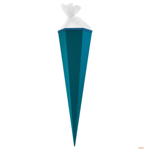 Bild von Bastelschultüten 85cm uni mit Tüllverschluss, blau - VE 3