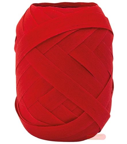 Bild von Baumwollband, 10mm x 12m, Eiknäuel rot - VE 6