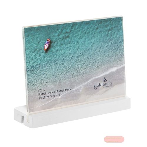 Bild von Bilderrahmen Acryl Bildformat 10x15cm, Solid white - VE 3