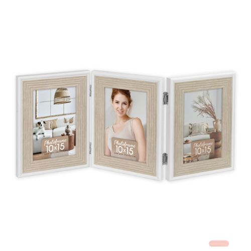 Bild von Bilderrahmen Augusta 3Q für 3 Fotos 10x15cm, HV346- VE 2