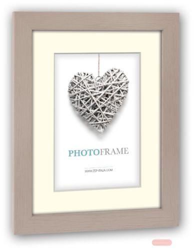 Bild von Bilderrahmen aus Holz, für 1 Foto 10x15/15x20cm, Regent taupe, V32682 - VE 3