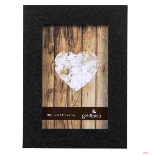 Bild von Bilderrahmen aus Holz, für 1 Foto 10x15cm, Dream, schwarz - VE 6