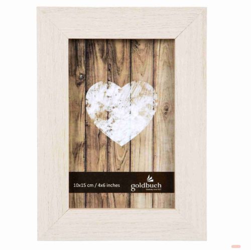 Bild von Bilderrahmen aus Holz, für 1 Foto 10x15cm, Dream, weiss - VE 6