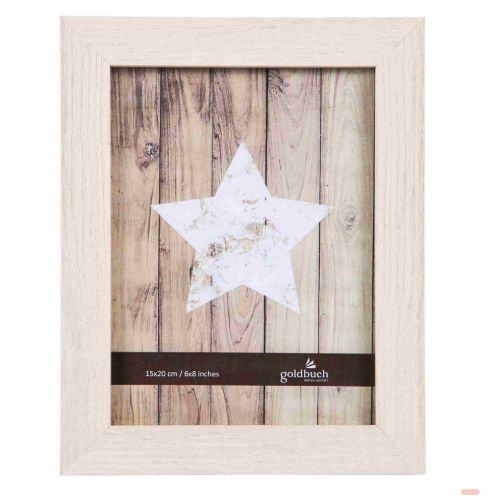 Bild von Bilderrahmen aus Holz, für 1 Foto 15x20cm, Dream, weiss - VE 6