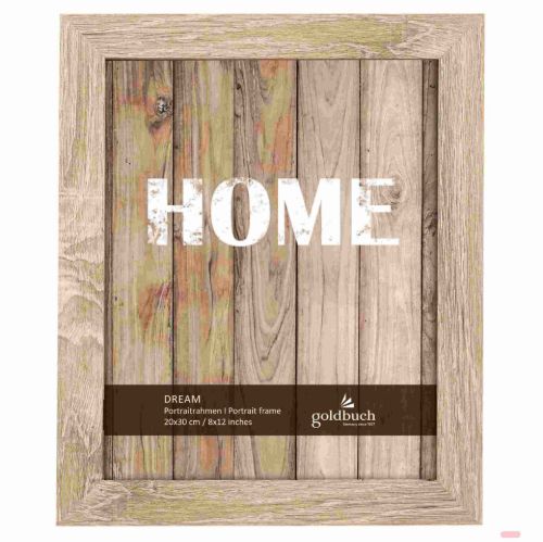 Bild von Bilderrahmen aus Holz, für 1 Foto 20x30cm, Dream, natur - VE 6