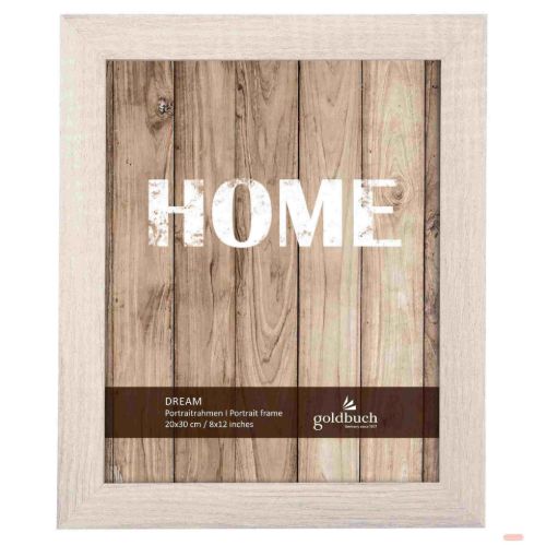 Bild von Bilderrahmen aus Holz, für 1 Foto 20x30cm, Dream, weiss - VE 6