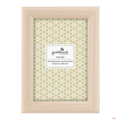 Bild von Bilderrahmen aus MDF für 1 Foto 10x15cm, Toscana natur - VE 6