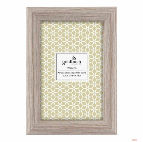 Bild von Bilderrahmen aus MDF für 1 Foto 10x15cm, Toscana taupe - VE 6