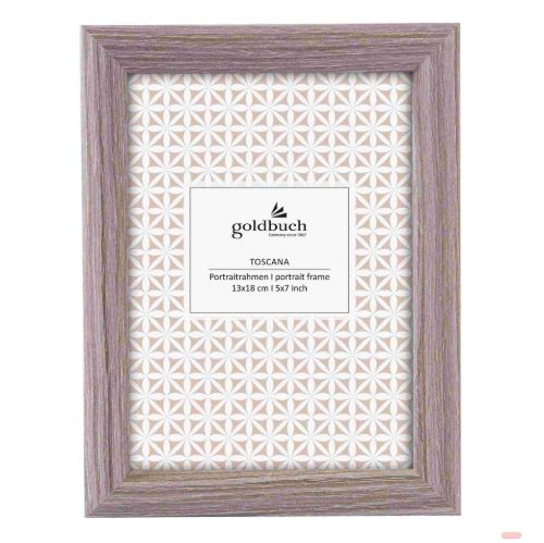 Bild von Bilderrahmen aus MDF für 1 Foto 13x18cm, Toscana grau - VE 6