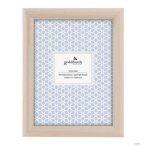 Bild von Bilderrahmen aus MDF für 1 Foto 15x20cm, Tocana natur - VE 6