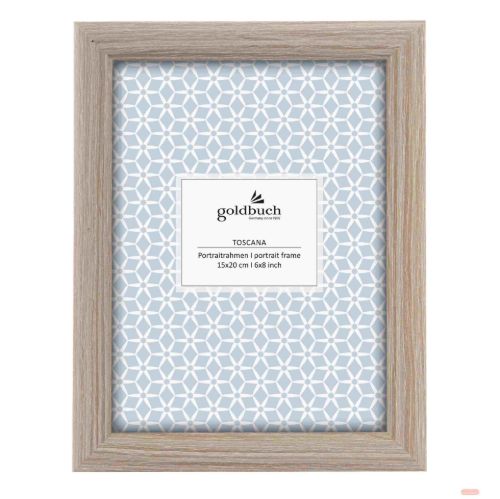 Bild von Bilderrahmen aus MDF für 1 Foto 15x20cm, Tocana taupe - VE 6