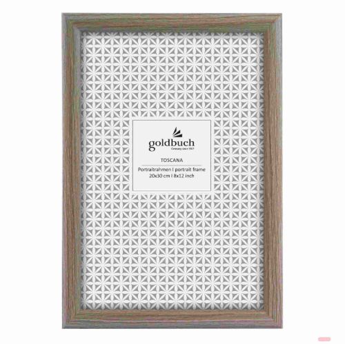 Bild von Bilderrahmen aus MDF für 1 Foto 20x30cm, Toscana grau - VE 6