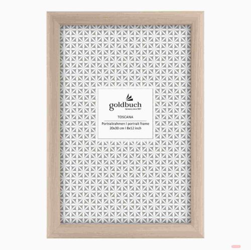 Bild von Bilderrahmen aus MDF für 1 Foto 20x30cm, Toscana natur - VE 6