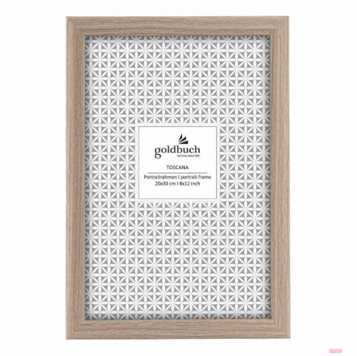 Bild von Bilderrahmen aus MDF für 1 Foto 20x30cm, Toscana taupe - VE 6
