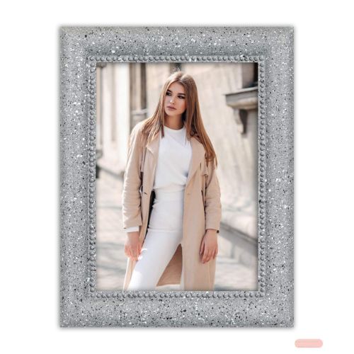 Bild von Bilderrahmen aus polyresin Pollock Grey 15x20cm, NZ868G - VE 3