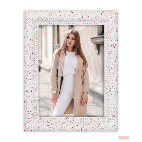 Bild von Bilderrahmen aus polyresin Pollock White 13x18cm, NZ457W - VE 3