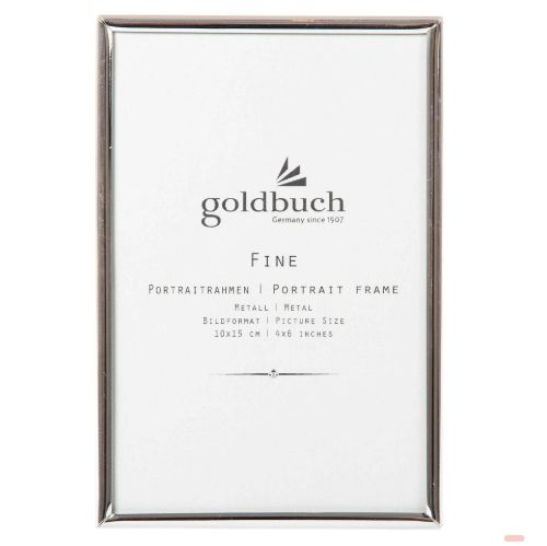 Bild von Bilderrahmen Fine Classic Bildformat 10x15cm, metall, silber - VE 3