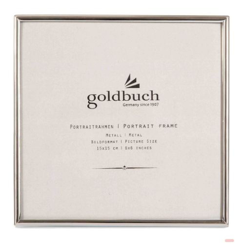 Bild von Bilderrahmen Fine Classic Bildformat 15x15cm, metall, silber - VE 2