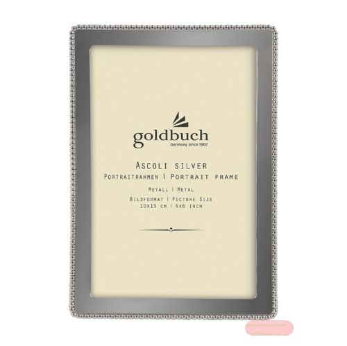 Bild von Bilderrahmen Bildformat 10x15cm, metall, Ascoli silber - VE 2