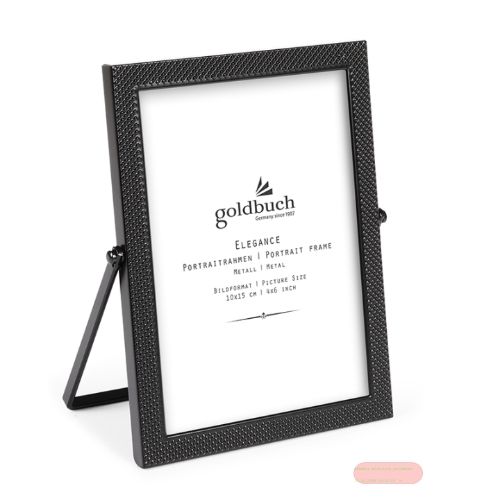 Bild von Bilderrahmen Bildformat 10x15cm, metall, Elegance black - VE 2