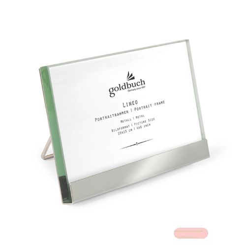 Bild von Bilderrahmen Bildformat 10x15cm, metall, Lineo - VE 2