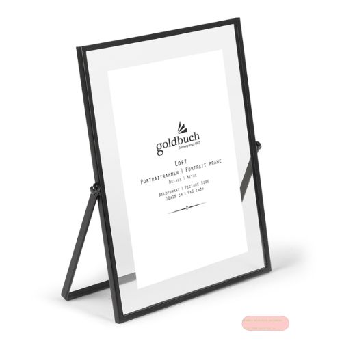Bild von Bilderrahmen Bildformat 10x15cm, metall, Loft black - VE 2
