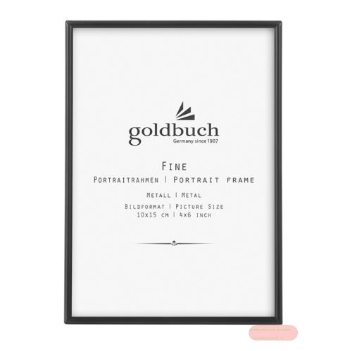 Bild von Bilderrahmen Fine Classic Bildformat 10x15cm, metall, anthrazit - VE 3