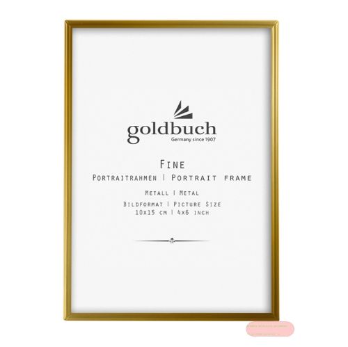 Bild von Bilderrahmen Fine Classic Bildformat 10x15cm, metall, gold - VE 3