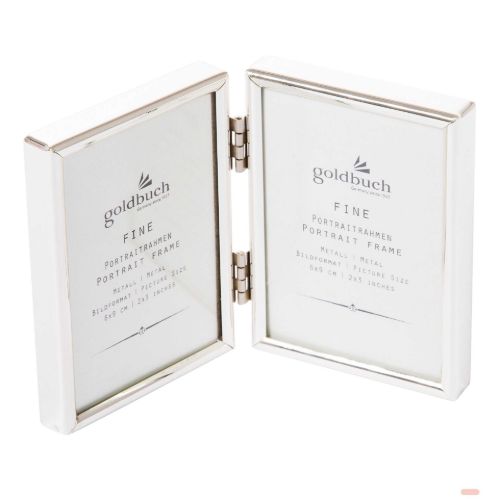 Bild von Bilderrahmen Fine Classic für 2 Bilder 6x9cm, metall, silber - VE 2