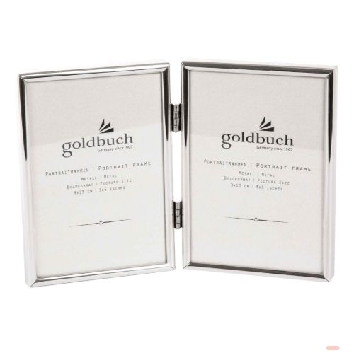 Bild von Bilderrahmen Fine Classic für 2 Bilder 9x13cm, metall, silber - VE 2