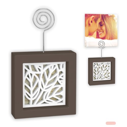 Bild von Bilderrahmen Fotoclip Metall/Holz Monica A, 7x12cm, PL442 - VE 3