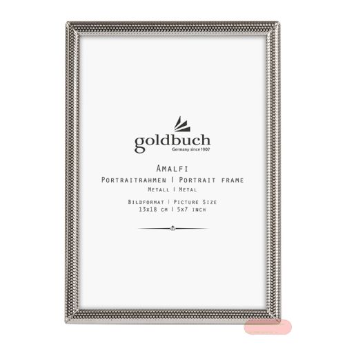 Bild von Bilderrahmen Bildformat 13x18cm, metall, Amalfi silver - VE 3