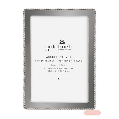 Bild von Bilderrahmen Bildformat 13x18cm, metall, Ascoli silber - VE 2