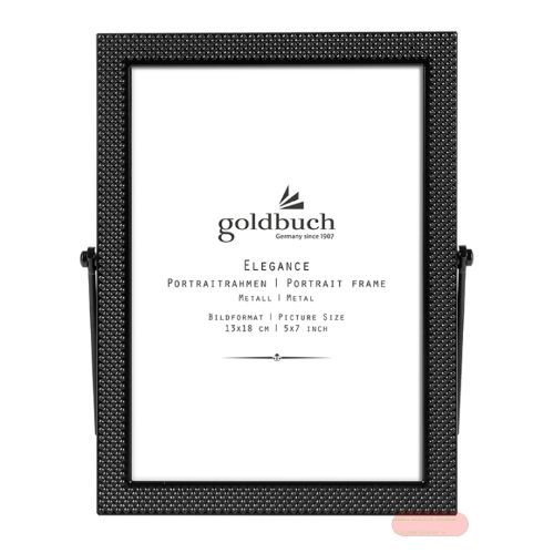 Bild von Bilderrahmen Bildformat 13x18cm, metall, Elegance black - VE 2