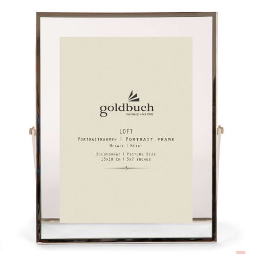 Bild von Bilderrahmen Bildformat 13x18cm, metall, Loft silver