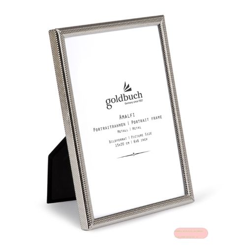 Bild von Bilderrahmen Bildformat 15x20cm, metall, Amalfi silver - VE 2