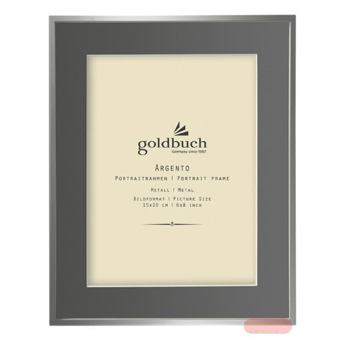 Bild von Bilderrahmen Bildformat 15x20cm, metall, Argento