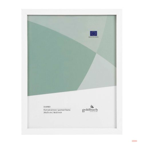 Bild von Bilderrahmen für 1 Foto Bildformat 20x25cm, Holz, Skandi weiss - VE 3
