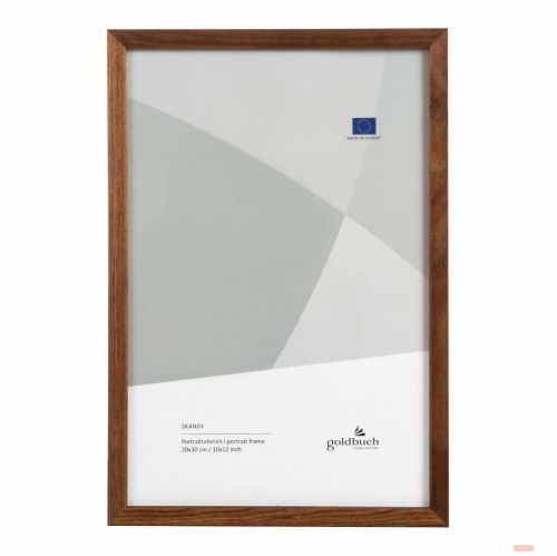 Bild von Bilderrahmen für 1 Foto Bildformat 20x30cm, Holz, Skandi braun - VE 3