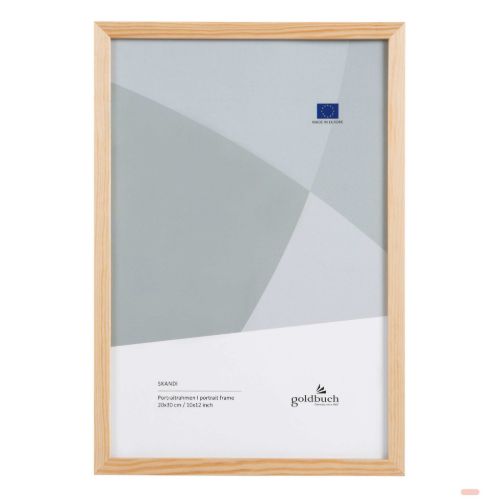 Bild von Bilderrahmen für 1 Foto Bildformat 20x30cm, Holz, Skandi natur - VE 3